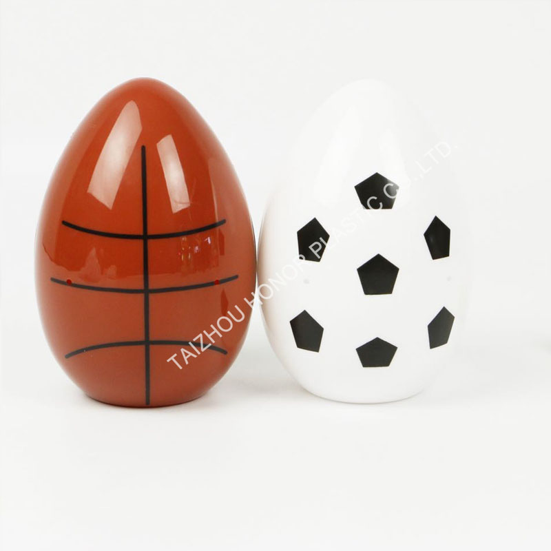 14CM Printed fillable egg
