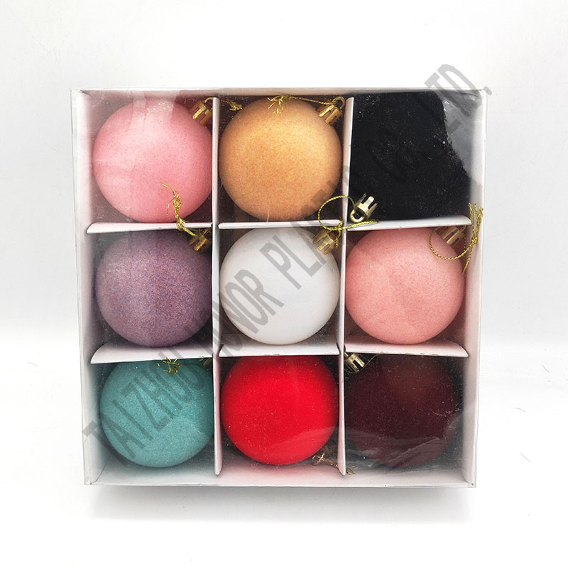 6cm绒球盒装套9