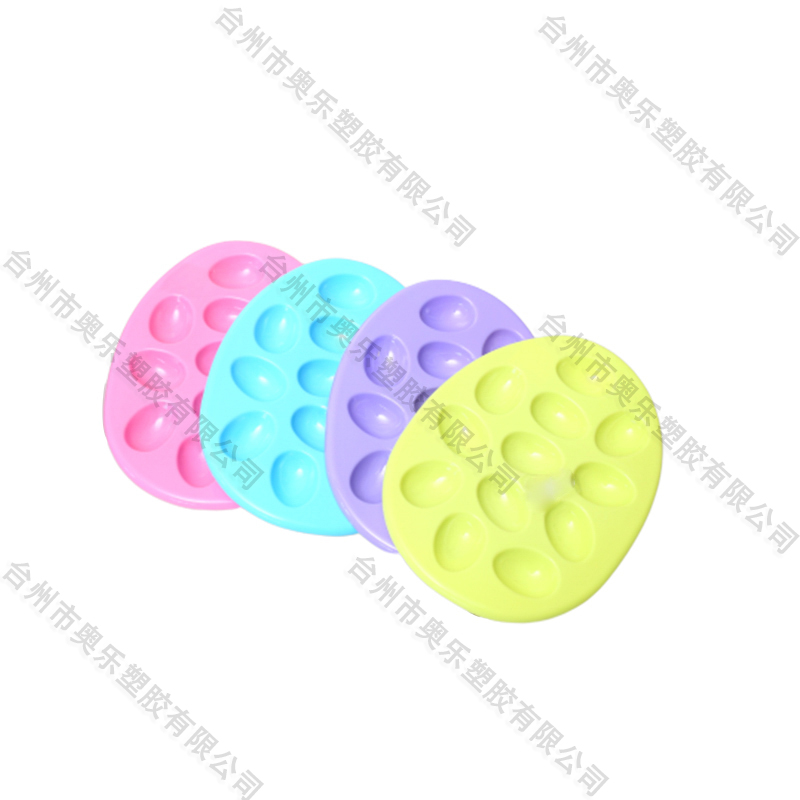 Plastic oval plate