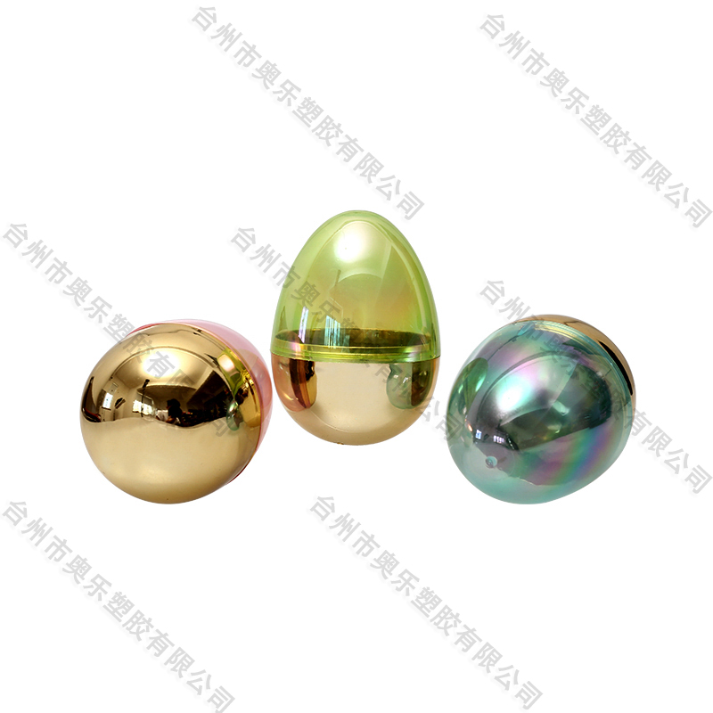 4.4"Metallic Fillable Eggs