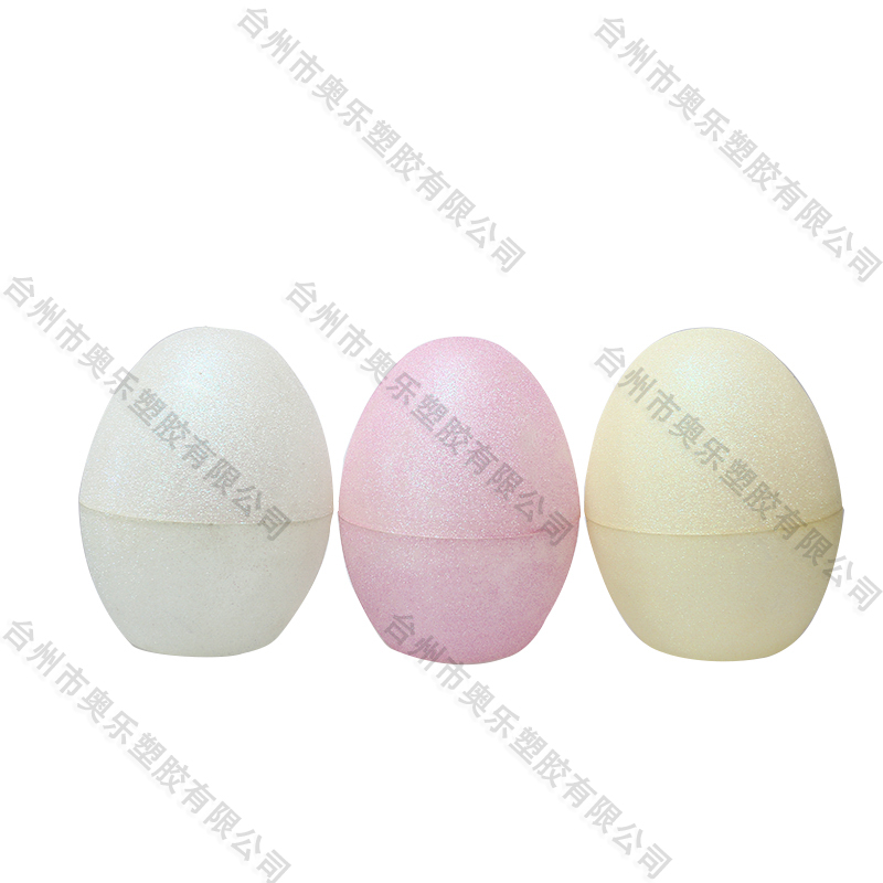 8"Translucen Glitter Fillable Eggs-1