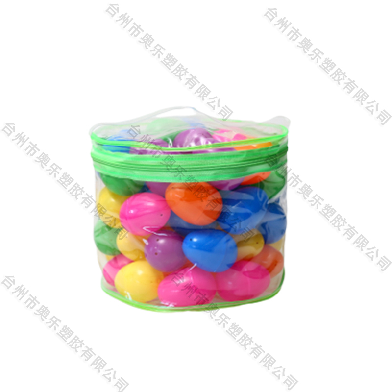 2.5"60ct Easter Eggs PVC bag