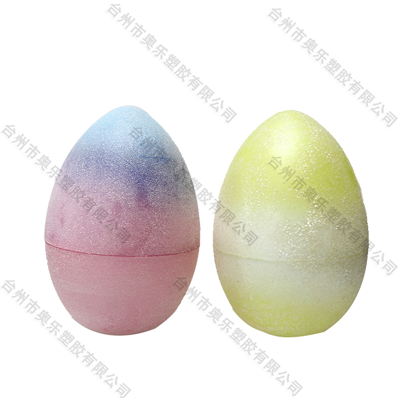 10"Spray Paint  Glitter Fillable Eggs 