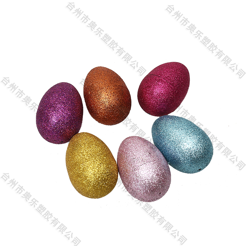3.5" 6ct Glitter Fillable Eggs-2