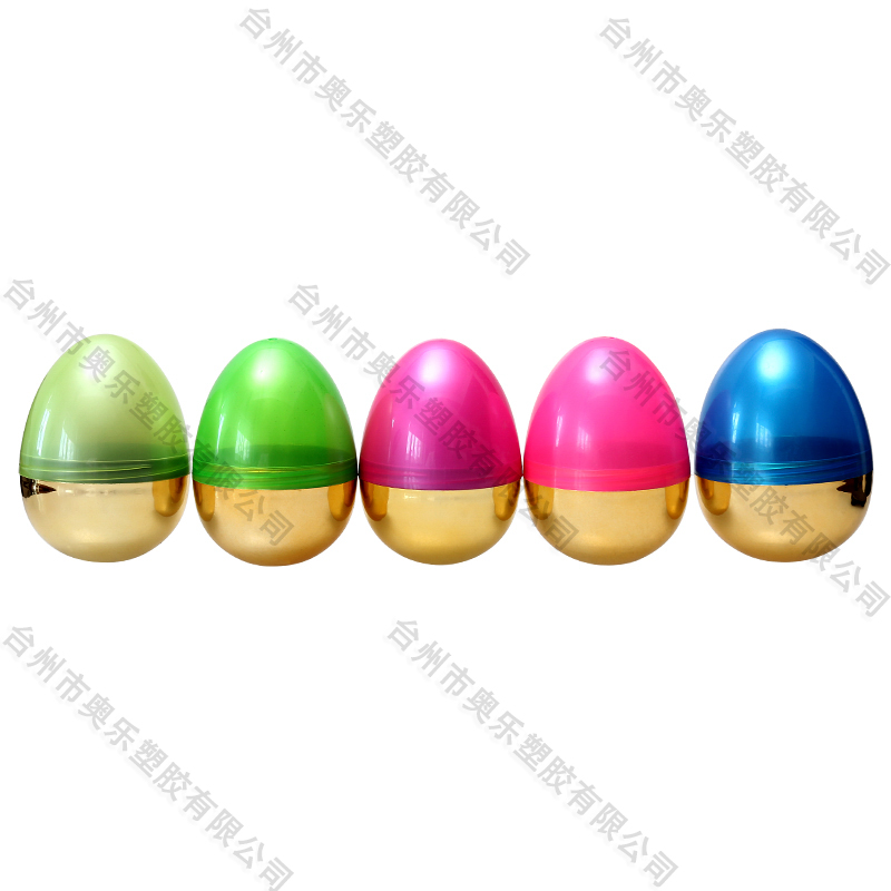 4.4"Metallic Fillable Translucence Eggs