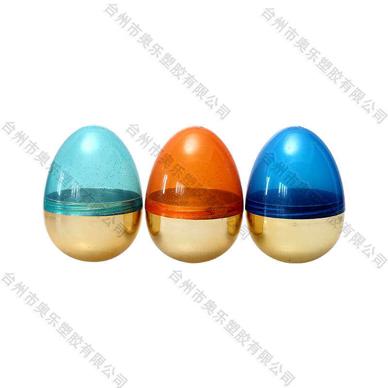 4.4"Metallic Fillable Translucence Eggs