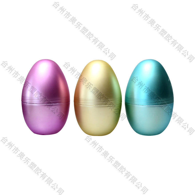 5.5"Metallic Fillable Matt eggs