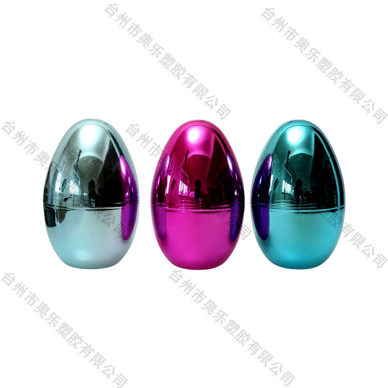 5.5"Metallic Fillable Glossy  eggs