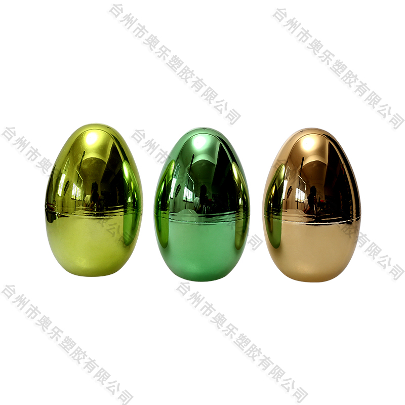 5.5"Metallic Fillable Glossy  eggs