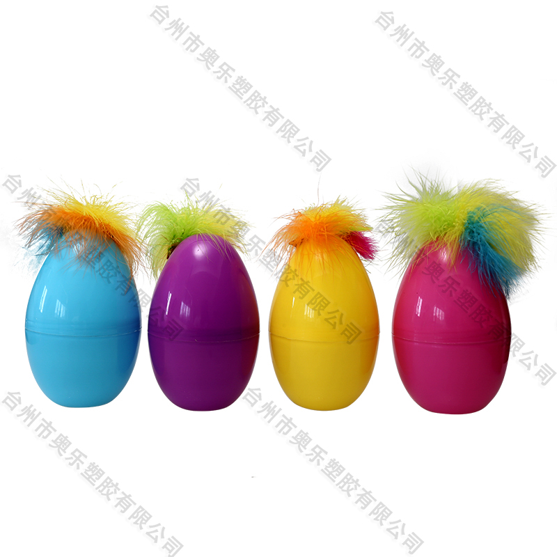 5.5"Easter Feather Eggs