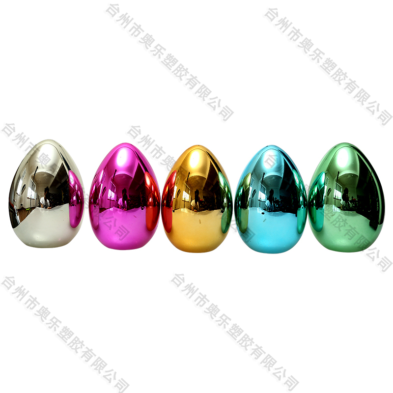 5.5"Metallic Fillable Glossy eggs