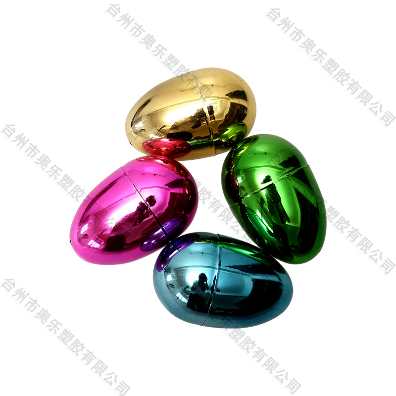 5.5" Metallic Fillable Upright eggs