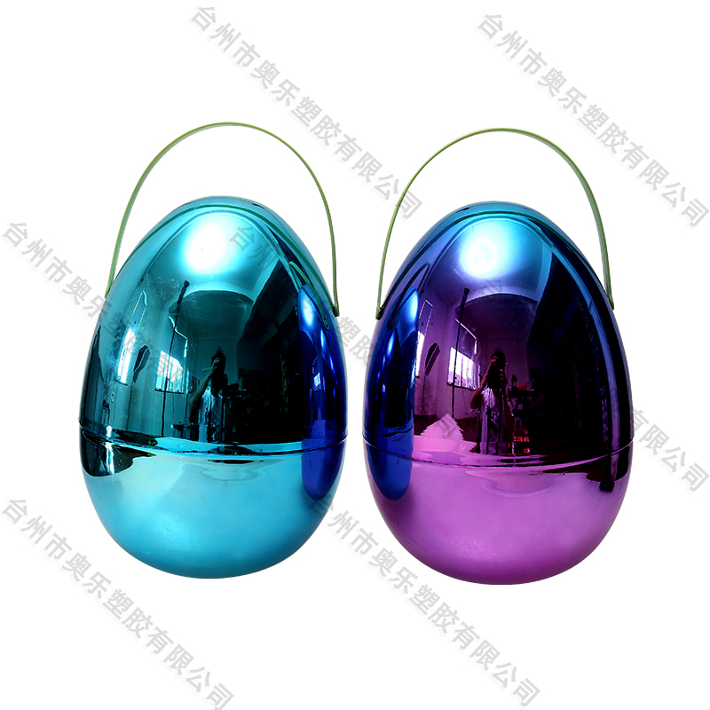 10"Metallic Fillable Eggs 