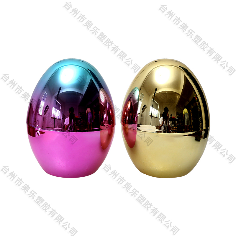 8"Metallic Fillable Bicolourable eggs