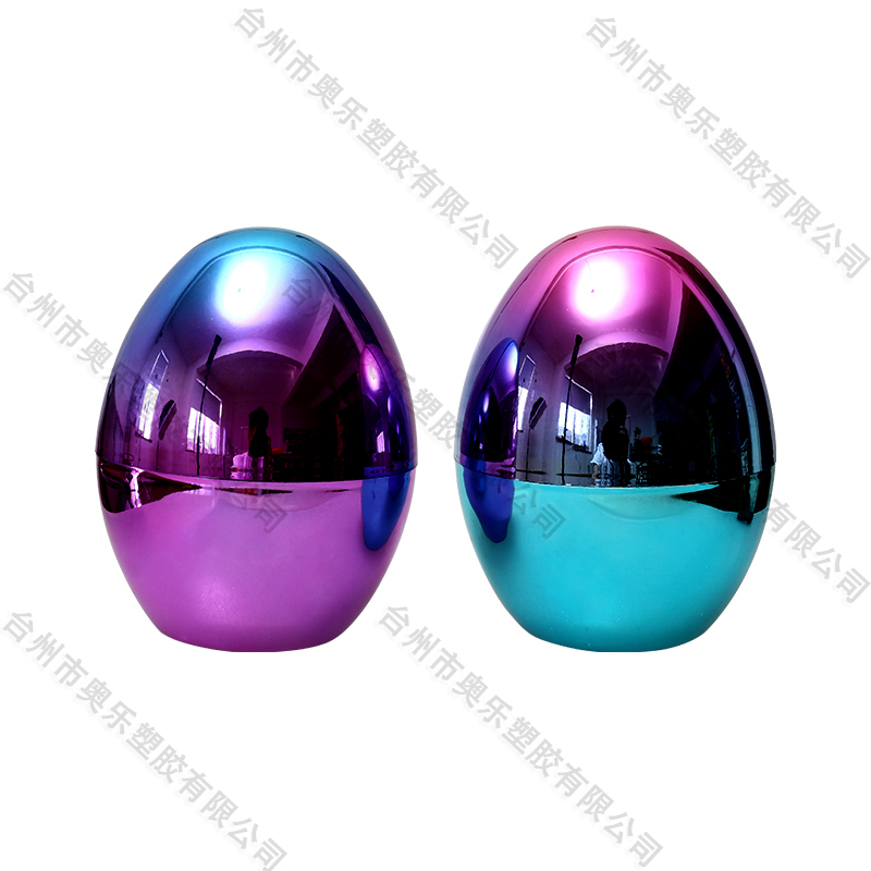 8"Metallic Fillable Bicolourable eggs