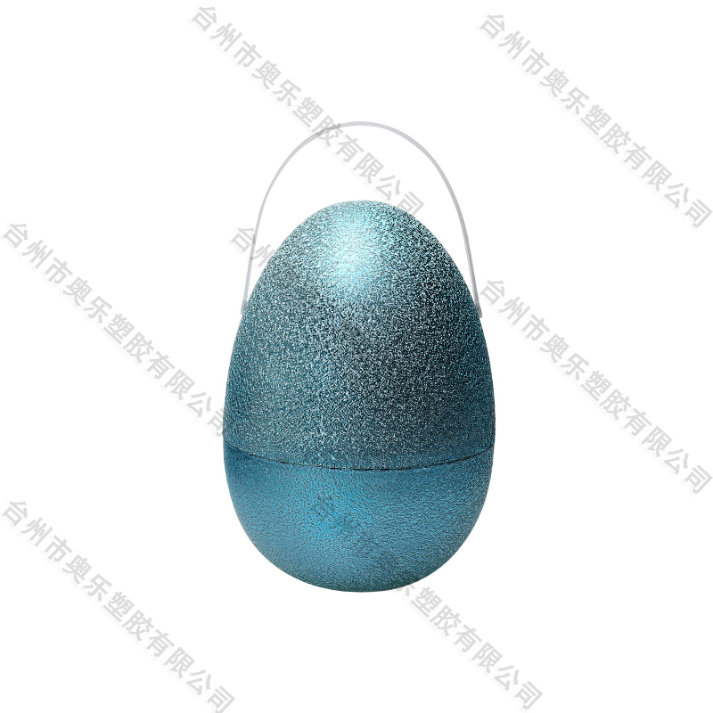 10"Metallic Fillable Wrinkled Eggs 