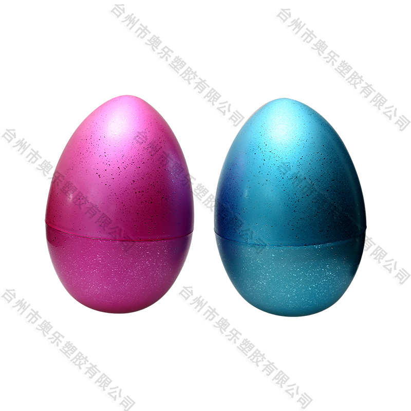 10"Metallic Fillable Lacquered Eggs 