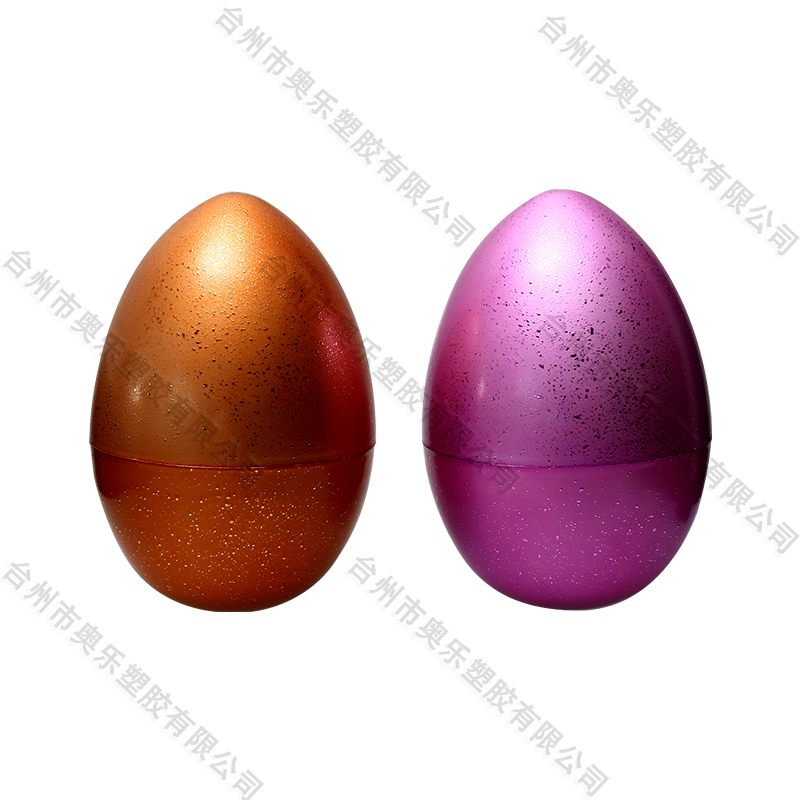 10"Metallic Fillable Lacquered Eggs