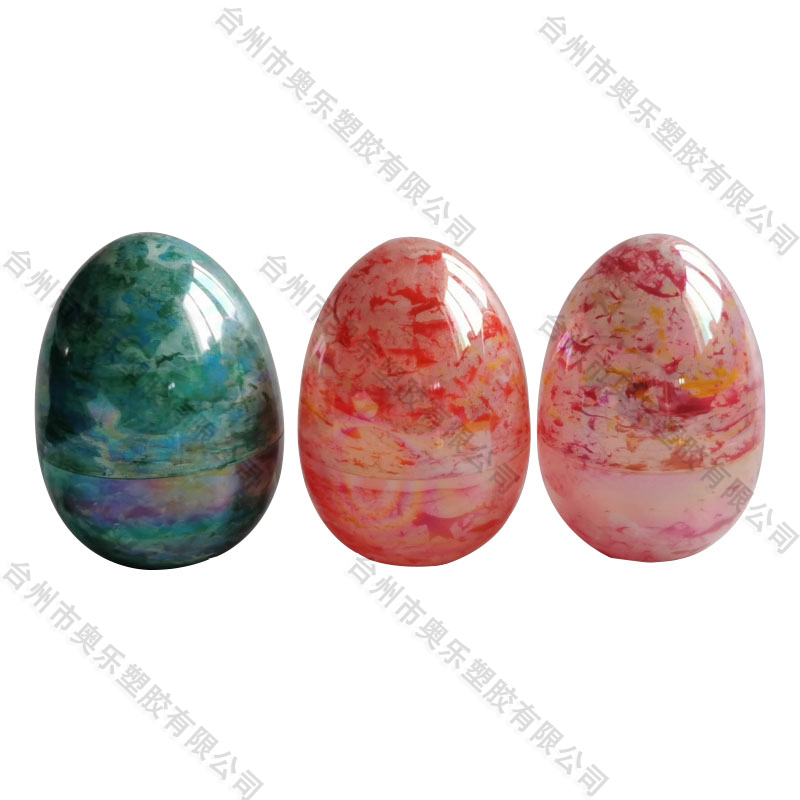 4.4" Marble Fillable Eggs