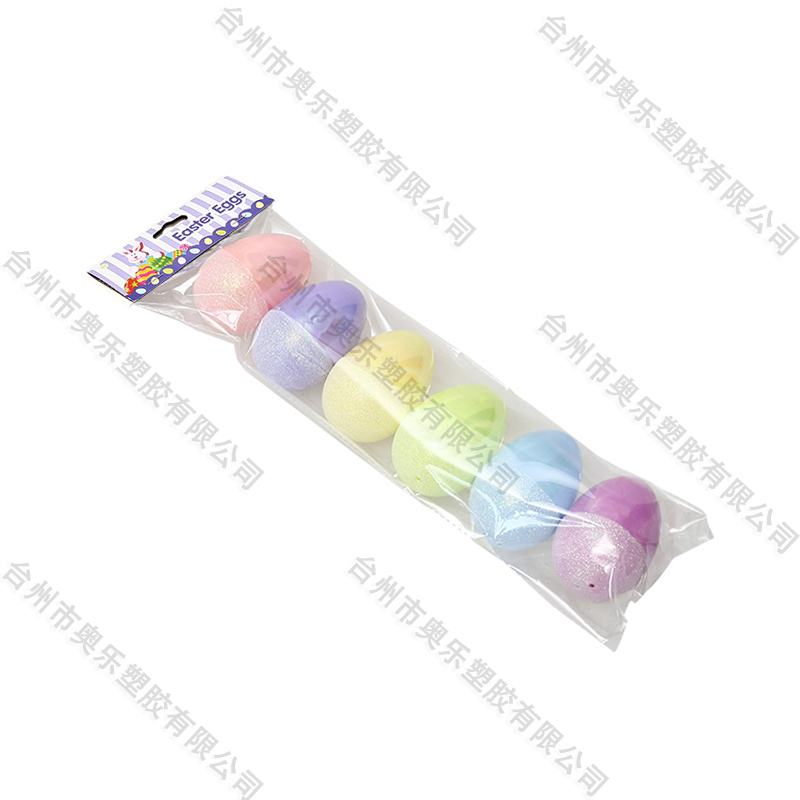 3.5" 6ct Glitter Fillable Eggs-2