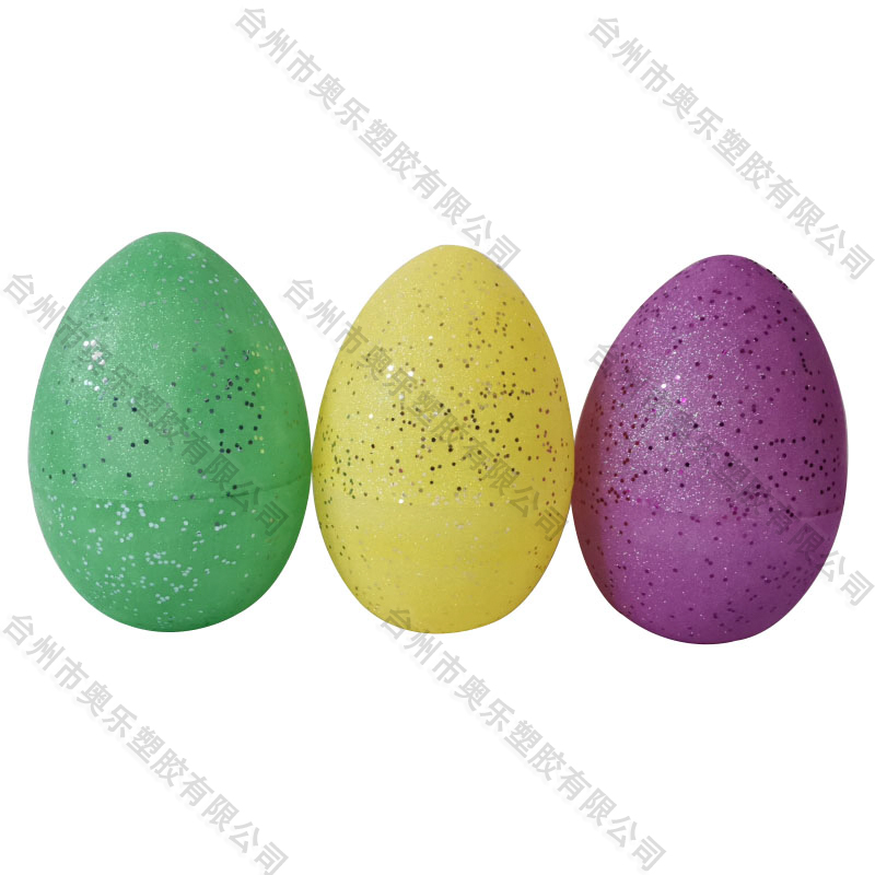 8"Sprinkle eggs with glitter