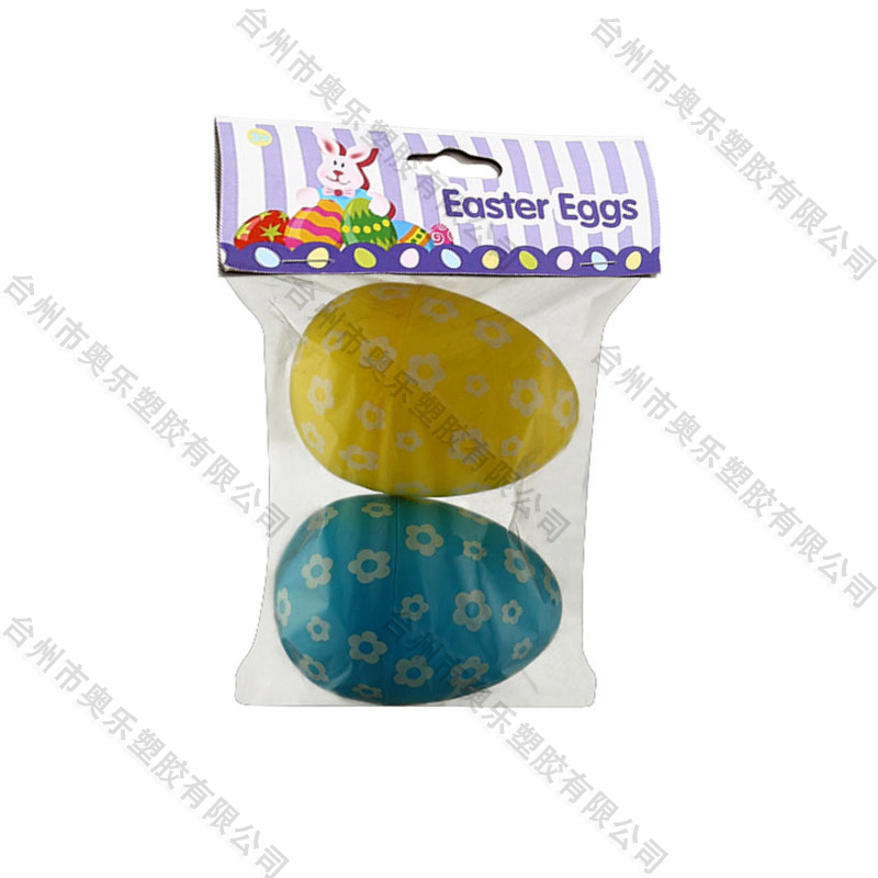 6ct 3" Flowers  Easter Eggs