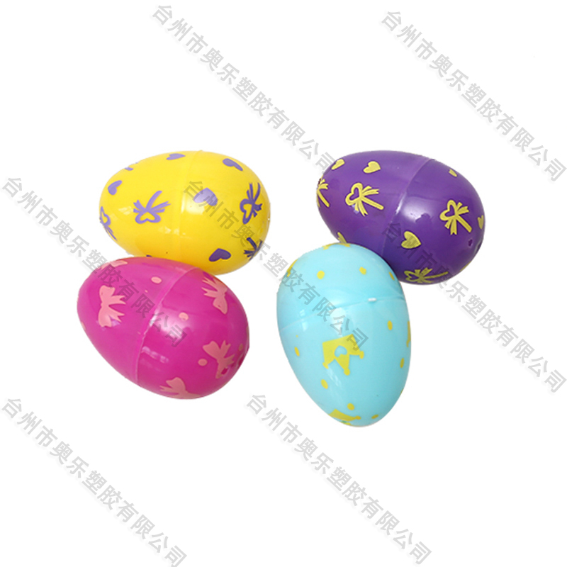 Printed Bow Easter Eggs