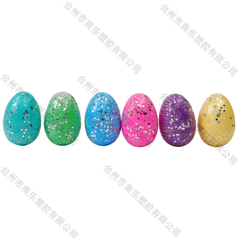 3.5" 6ct Glitter Fillable Eggs-4