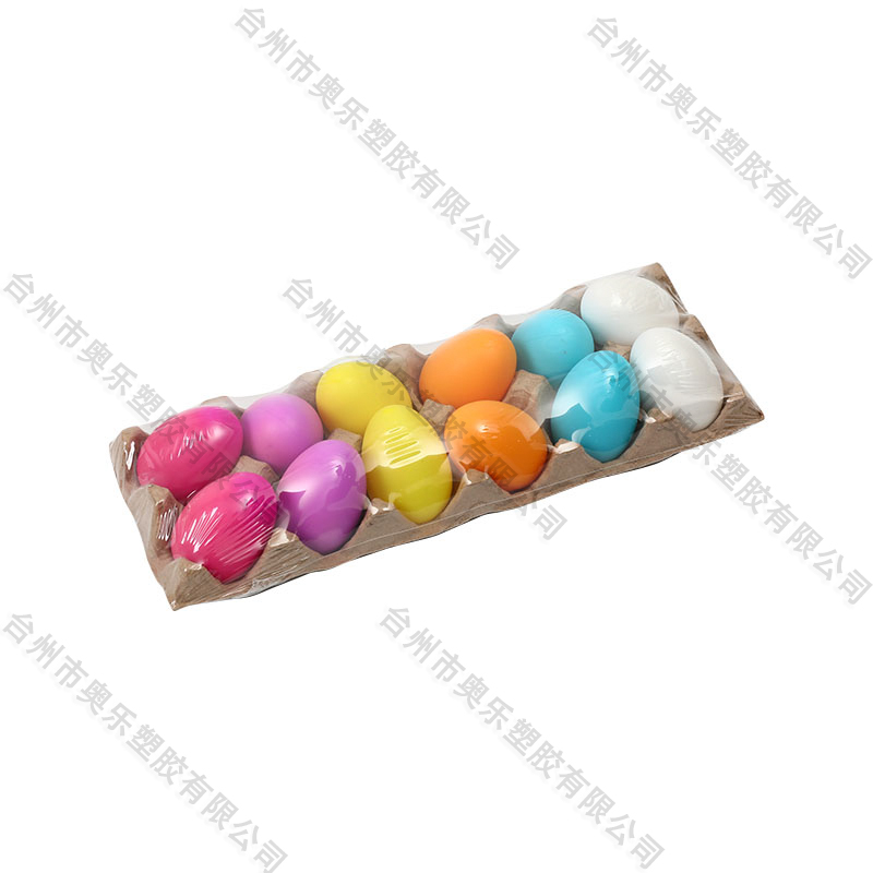 2.5"12ct Blow molding  Easter Eggs 