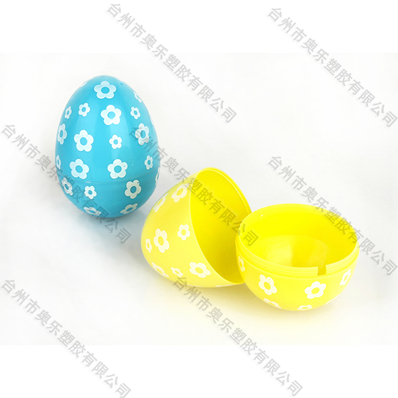 6ct 3"Flowers  Easter Eggs