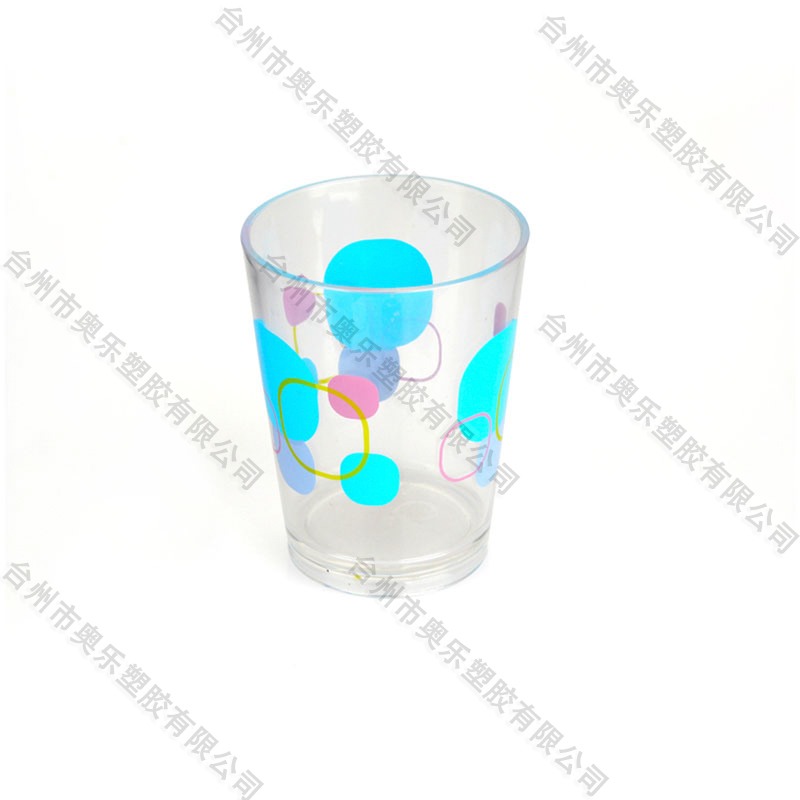 Frosted polka dot cup