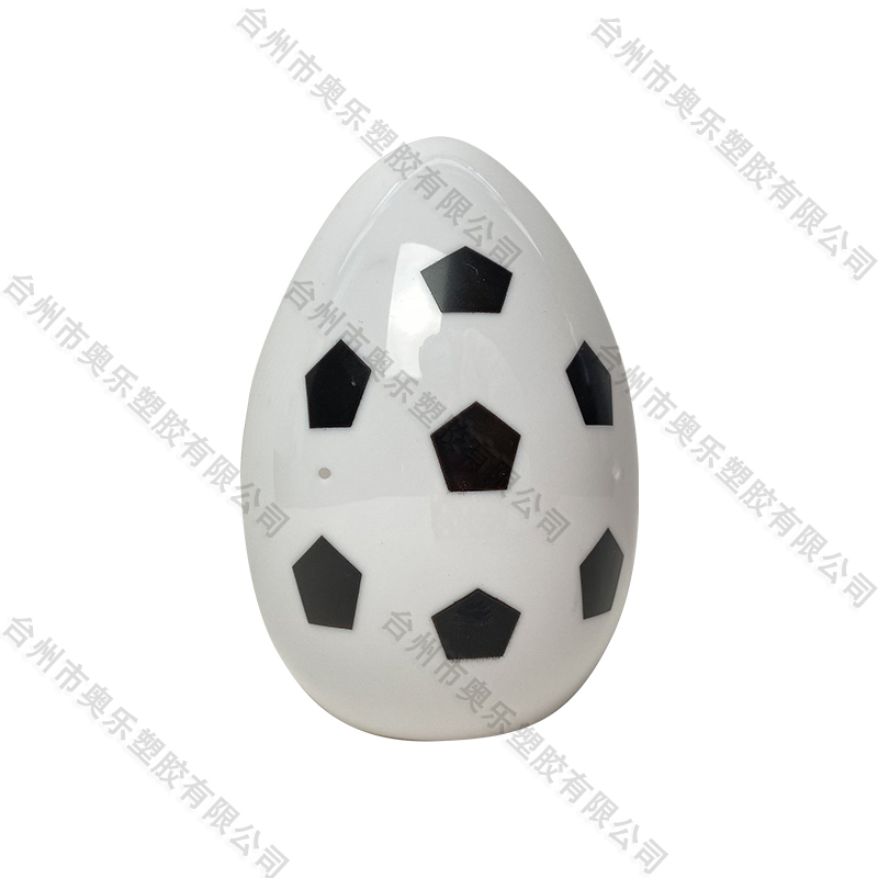 5.5" Crack the football egg vertically