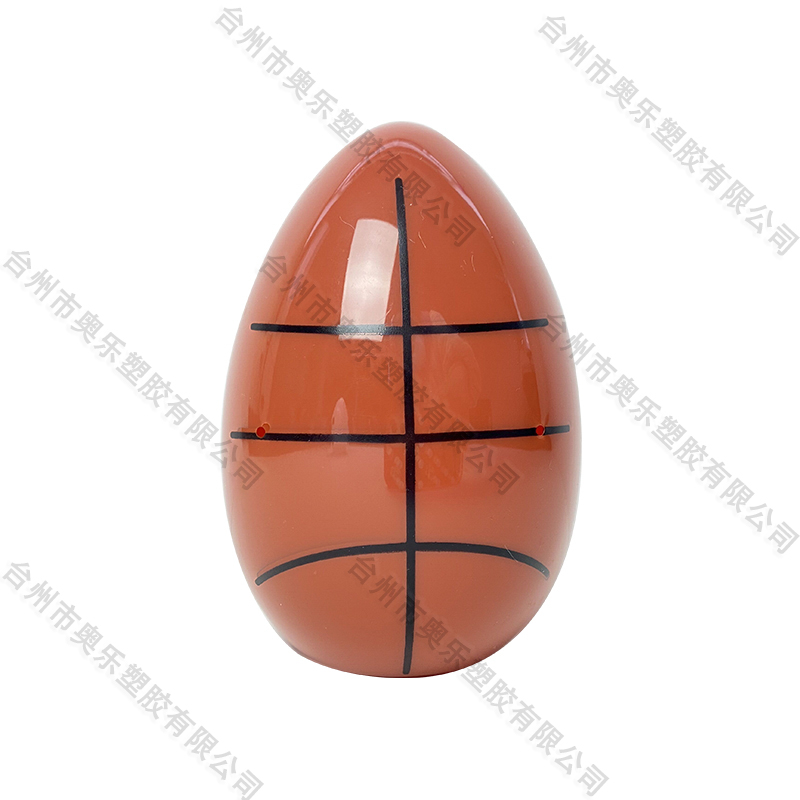 5.5" Open the basketball egg vertically